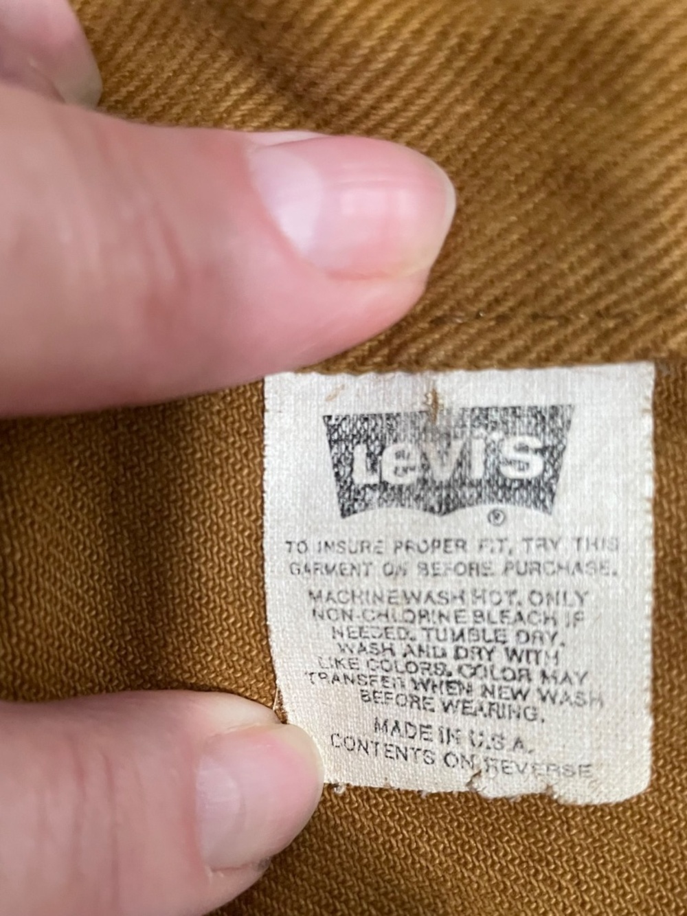Levi's Vintage Tobacco Brown Trucker Jacket 70598 - Picture 4 of 7